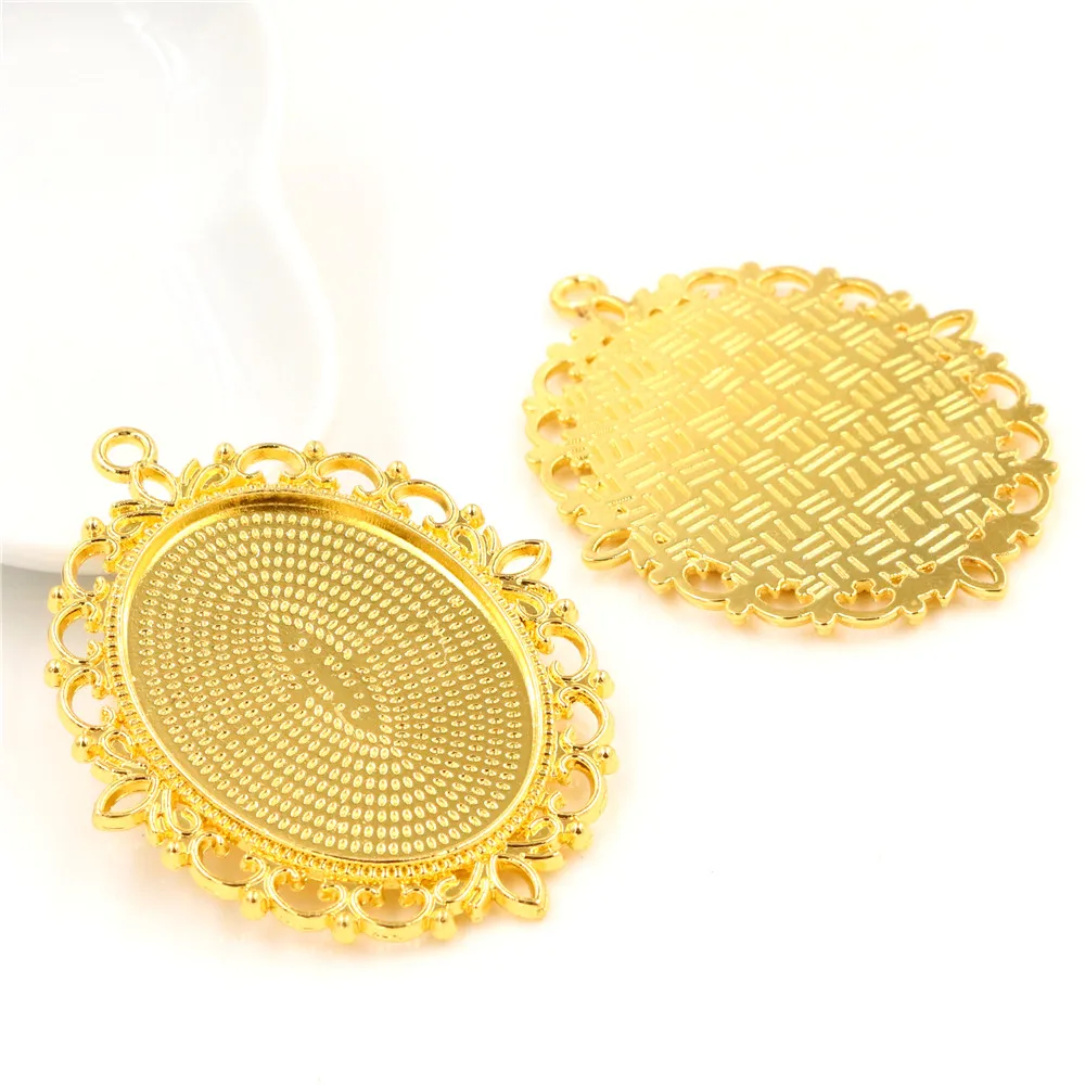 5pcs 30x40mm Inner Size Oval Pendant Cabochons Blank Base Setting Tray DIY Jewelry Making Accessories Findings for Necklace
5pcs 30x40mm Inner Size Oval Pendant Cabochons Blank Base Setting Tray DIY Jewelry Making Accessories Findings for Necklace