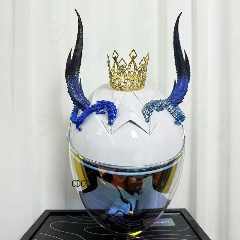 Новые модные рога дьявола с короной, украшение для мотоциклетного электрического шлема, аксессуары для мотокросса, мотоциклетный шлем, наклейка для косплея
Новые модные рога дьявола с короной, украшение для мотоциклетного электрического шлема, аксессуары для мотокросса, мотоциклетный шлем, наклейка для косплея