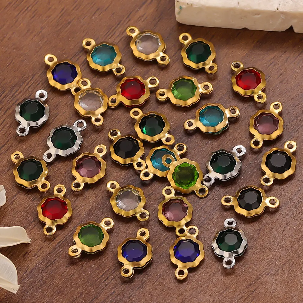 20pcs Stainless Steel Pendants Base Double Hole Crystal Rhinestone Beads Charms Connector DIY Necklace Bracelet Jewelry Making
20pcs Stainless Steel Pendants Base Double Hole Crystal Rhinestone Beads Charms Connector DIY Necklace Bracelet Jewelry Making