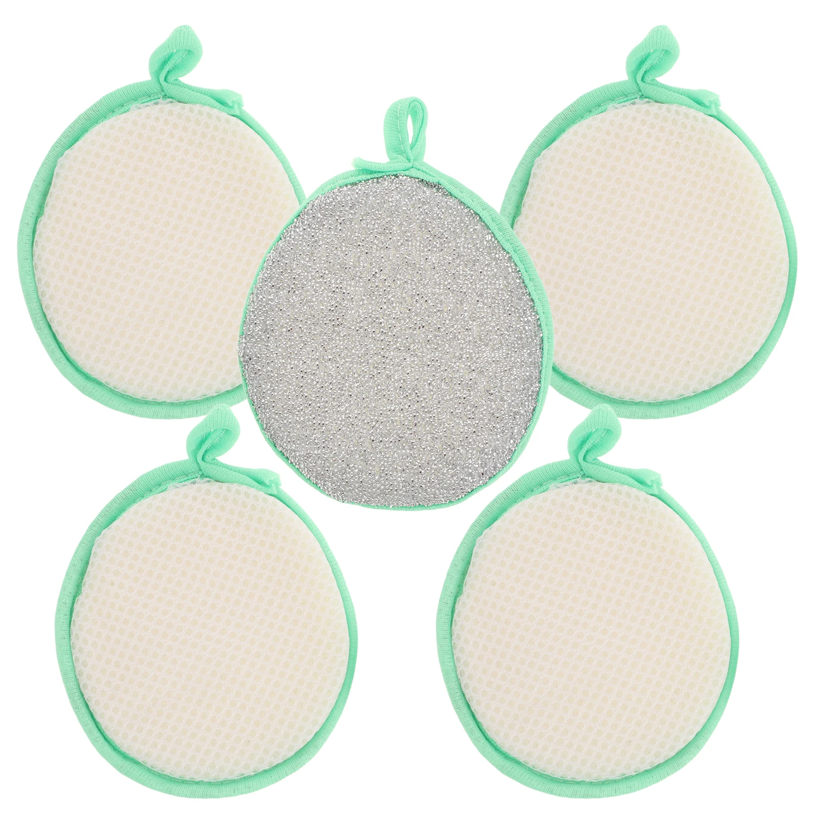 5pcs Dishwasher Sponges Microfiber Dual Pad Non Scratch Kitchen Tool Round Cleaning Oil Resistant Reusable Home Storage
5pcs Dishwasher Sponges Microfiber Dual Pad Non Scratch Kitchen Tool Round Cleaning Oil Resistant Reusable Home Storage