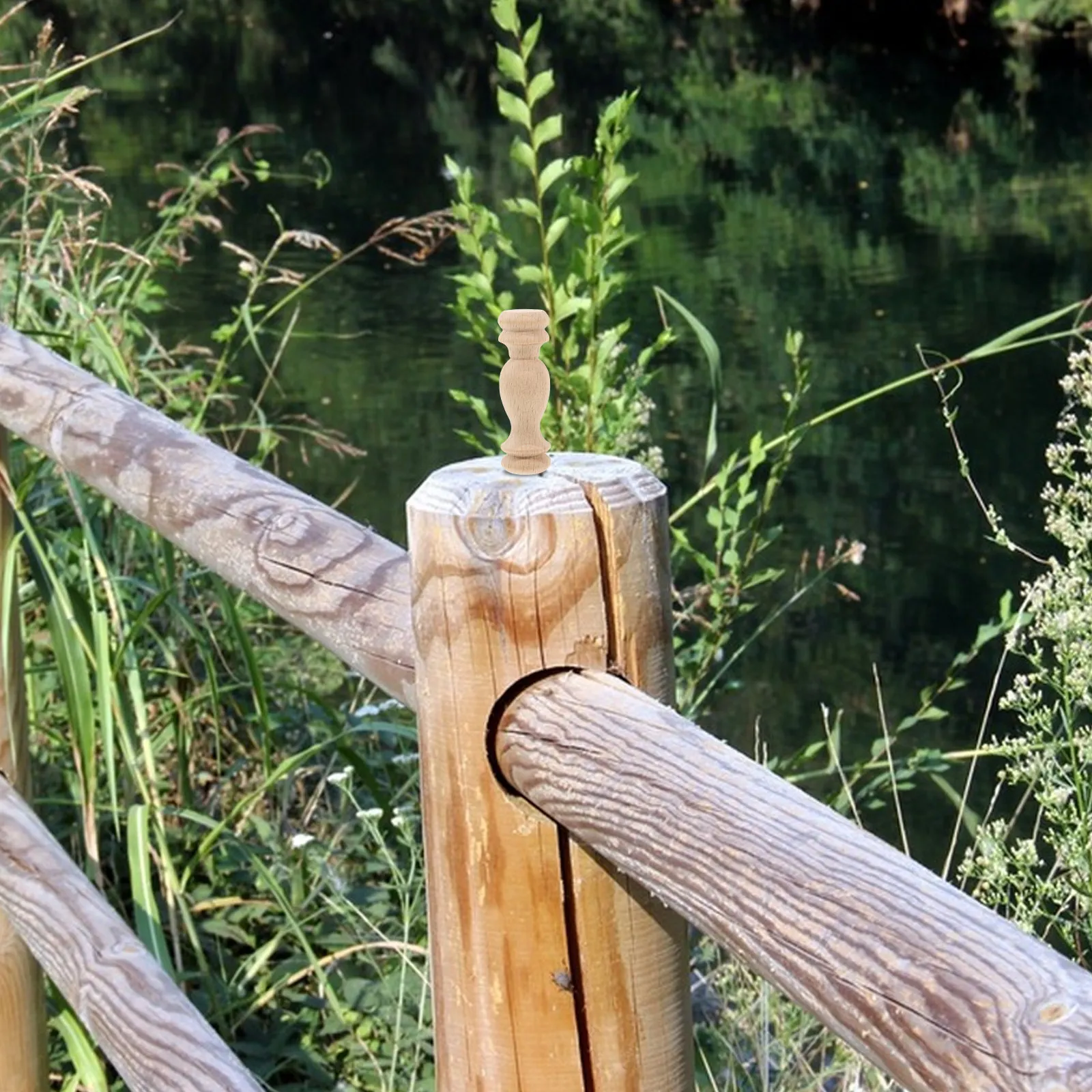10Pcs Wooden Roman Column Pillars Solid Wood Mini Balusters for Garden Courtyard Fence Deck Railing Staircase Decorative Use
10Pcs Wooden Roman Column Pillars Solid Wood Mini Balusters for Garden Courtyard Fence Deck Railing Staircase Decorative Use