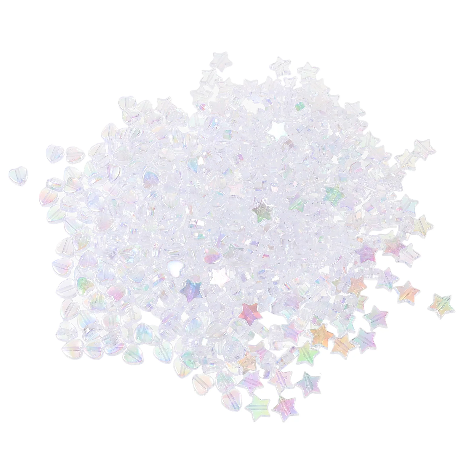 400 Pcs Jewelry Ab Color Transparent Beads DIY Mobile Phone Chain Accessories Stars Love Acrylic Straight Hole Loose Fruit
400 Pcs Jewelry Ab Color Transparent Beads DIY Mobile Phone Chain Accessories Stars Love Acrylic Straight Hole Loose Fruit