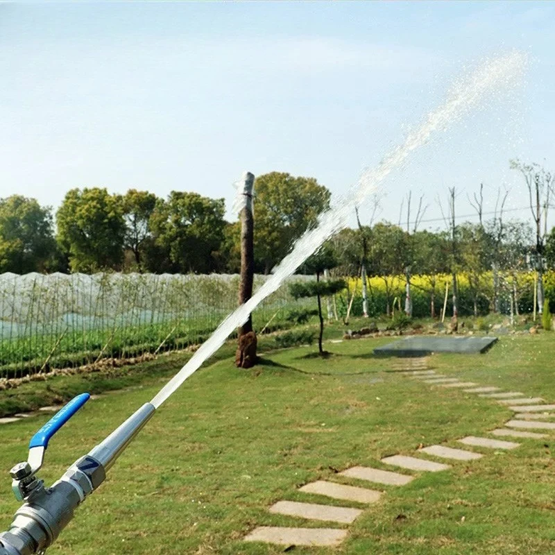 Professional High Pressure Manual 304 Stainless Steel Control Water Gun Nozzle for Industrial Cleaning Car Wash Farm Irrigation
Professional High Pressure Manual 304 Stainless Steel Control Water Gun Nozzle for Industrial Cleaning Car Wash Farm Irrigation