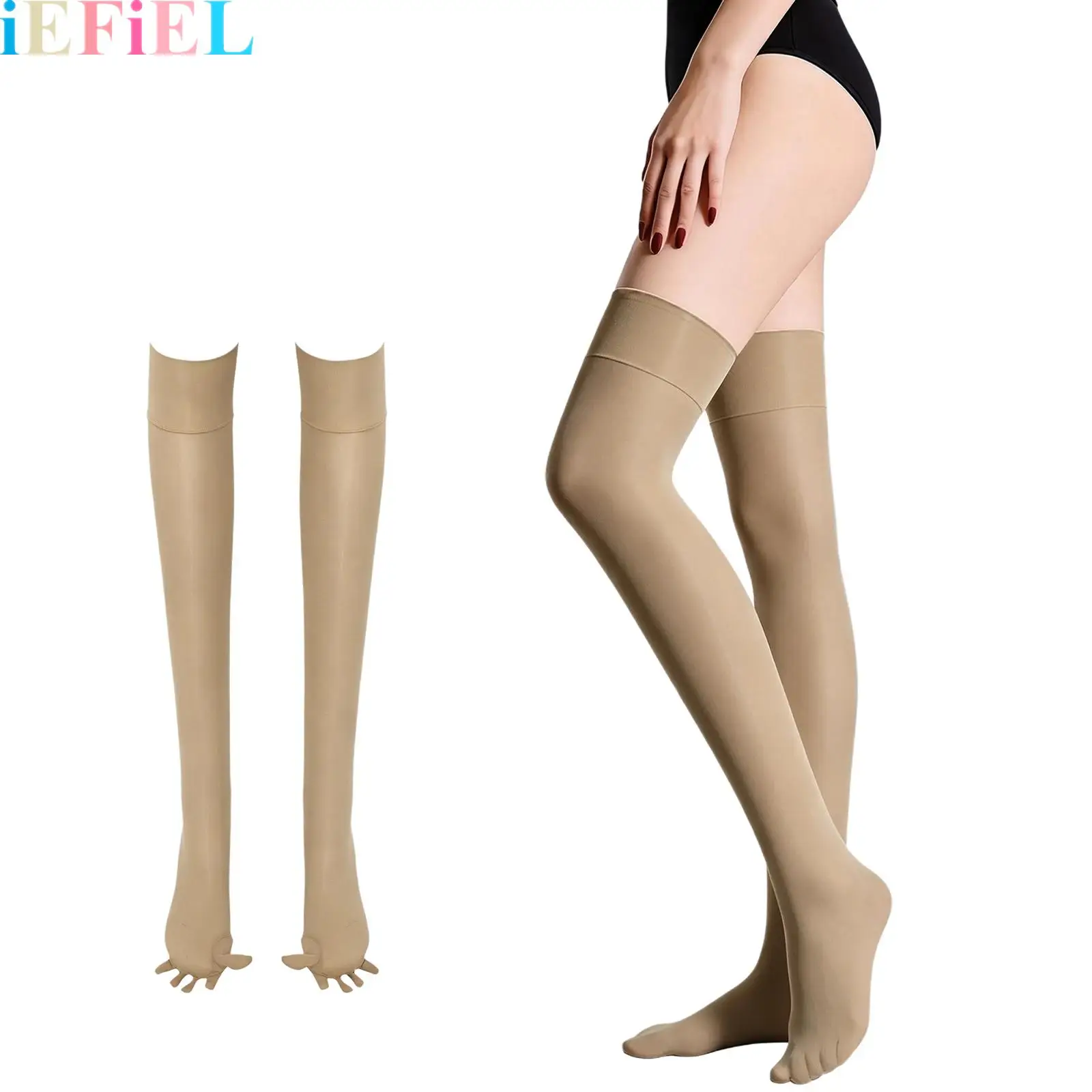 Womens Ultrathin Five-toed Stockings Stretchy Glossy Thigh High Socks for Rave Party Valentines Day Nightclub
Womens Ultrathin Five-toed Stockings Stretchy Glossy Thigh High Socks for Rave Party Valentines Day Nightclub