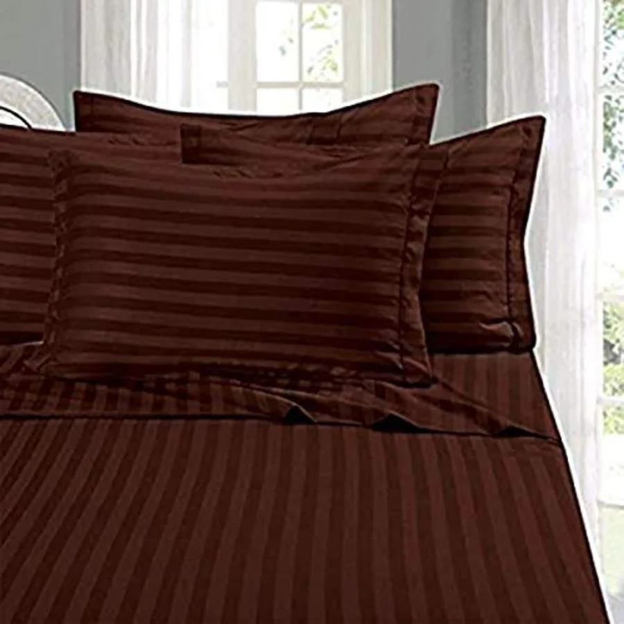 Elegant Comfort Wrinkle and Fade Resistant 1500 Premier - Damask Stripes Hotel Quality Luxurious Silky Soft 4-Piece Sheet Set,
Elegant Comfort Wrinkle and Fade Resistant 1500 Premier - Damask Stripes Hotel Quality Luxurious Silky Soft 4-Piece Sheet Set,