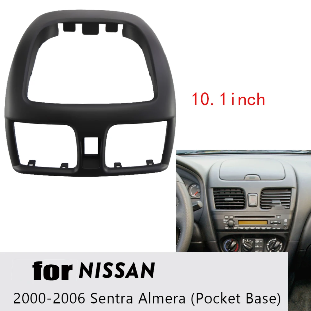 Car Fascia Panel for Nissan Sentra Almera 2000-2006 Pocket Base Audio Radio Dash Kit Facia Console Bezel Adapter Plate
Car Fascia Panel for Nissan Sentra Almera 2000-2006 Pocket Base Audio Radio Dash Kit Facia Console Bezel Adapter Plate