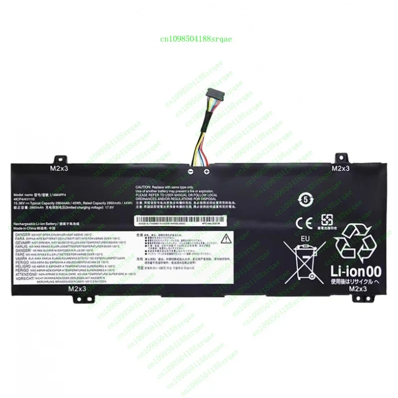 L18M4PF4 15,4 В 50 Втч аккумулятор для ноутбука Lenovo L18C4PF4 5B10W67417 5B10T09080 L18M4PF3 5B10W67194 "% тест"
L18M4PF4 15,4 В 50 Втч аккумулятор для ноутбука Lenovo L18C4PF4 5B10W67417 5B10T09080 L18M4PF3 5B10W67194 "% тест"