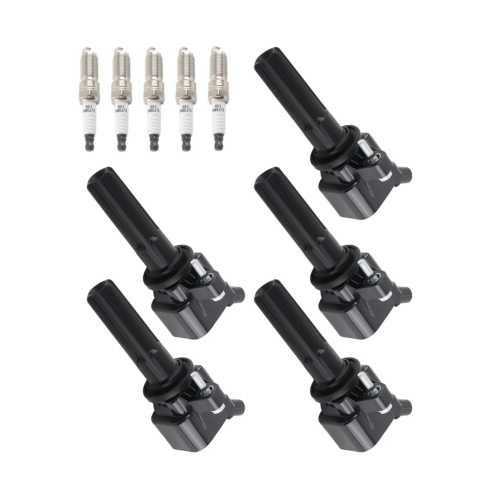 Set of 5 Ignition + Spark Plugs For Chevrolet Colorado GMC Canyon Hummer 07-12
Set of 5 Ignition + Spark Plugs For Chevrolet Colorado GMC Canyon Hummer 07-12