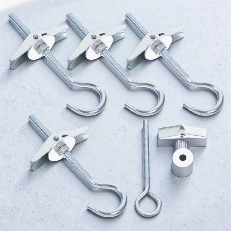5 Sets Heavy Duty Toggle Bolt Drywall Anchor Carbon Nut Hollow Wall Rust Resistant Screws Fastening Hardware
5 Sets Heavy Duty Toggle Bolt Drywall Anchor Carbon Nut Hollow Wall Rust Resistant Screws Fastening Hardware