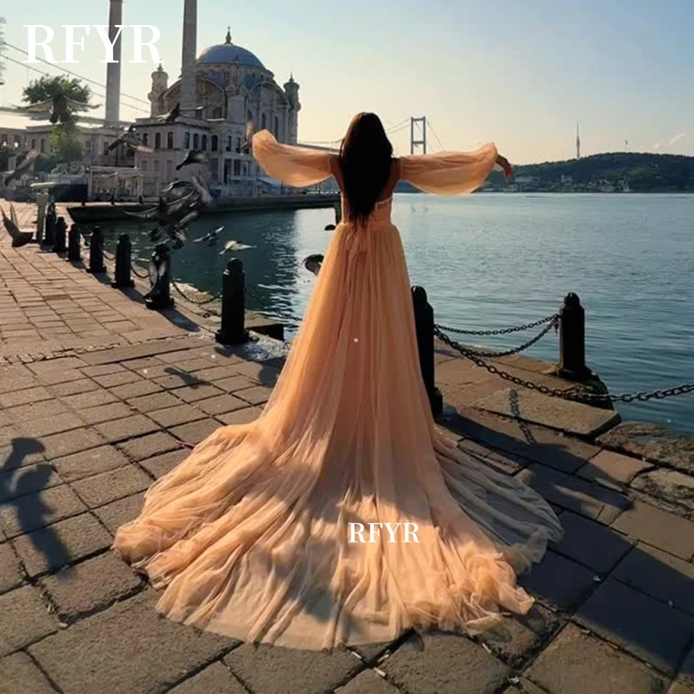 RFYR A Line Evening Dress Detachable Sleeve Prom Gown Lace Up Back Party Gowns Celebrity Gala Dress Customized
RFYR A Line Evening Dress Detachable Sleeve Prom Gown Lace Up Back Party Gowns Celebrity Gala Dress Customized