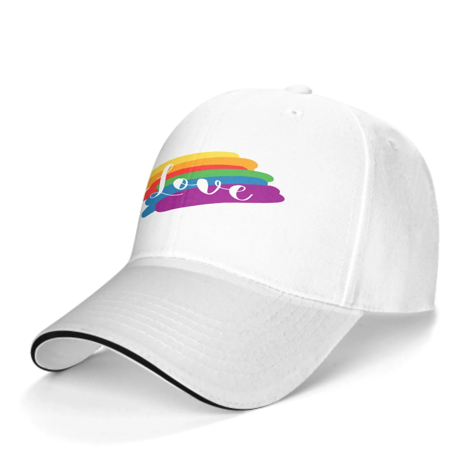 Multicolor Stripe Adjustable Women Men Back Closure CapsProud love Washed Sandwich Caps Sports Outdoor Baseball Hat
Multicolor Stripe Adjustable Women Men Back Closure CapsProud love Washed Sandwich Caps Sports Outdoor Baseball Hat