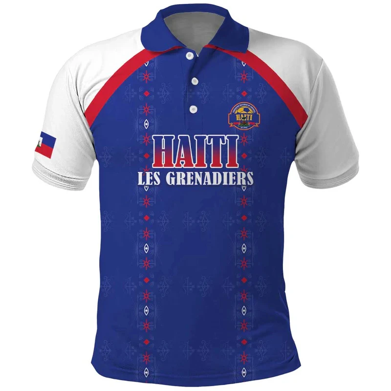 Haiti Flag Color Block Polo Shirt 2026 Summer New Design Men Women Breathable Short Sleeve Haiti Themed T Shirt Quick Drying Tee
Haiti Flag Color Block Polo Shirt 2026 Summer New Design Men Women Breathable Short Sleeve Haiti Themed T Shirt Quick Drying Tee