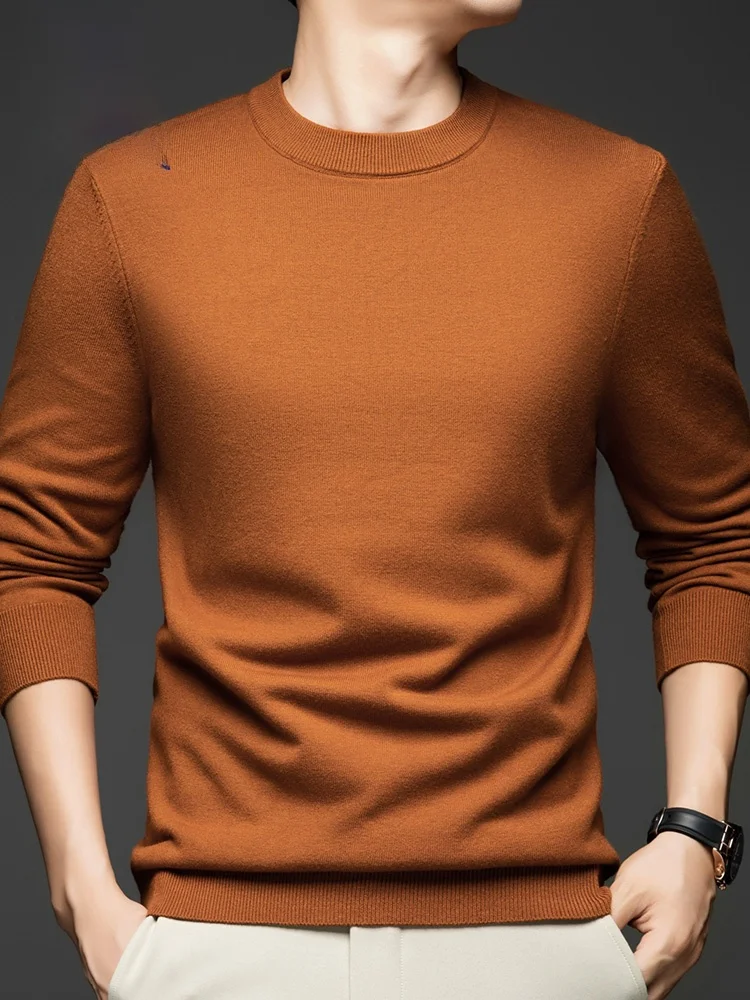 Мужской повседневный вязаный свитер Lormen с круглым вырезом, теплый топ свободного кроя для осени и зимы, модный, стильный, длинный рукав
Мужской повседневный вязаный свитер Lormen с круглым вырезом, теплый топ свободного кроя для осени и зимы, модный, стильный, длинный рукав
