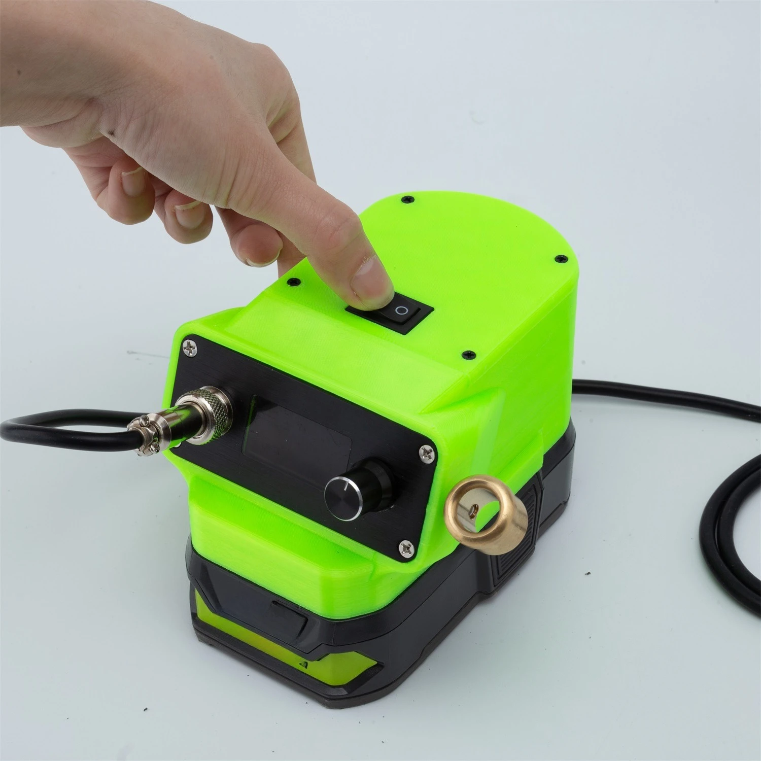 Soldering Iron FOR Ryobi 18V Lithium Battery T12 Soldering Iron Cordless Welding Station (Battery Not Included)
Soldering Iron FOR Ryobi 18V Lithium Battery T12 Soldering Iron Cordless Welding Station (Battery Not Included)