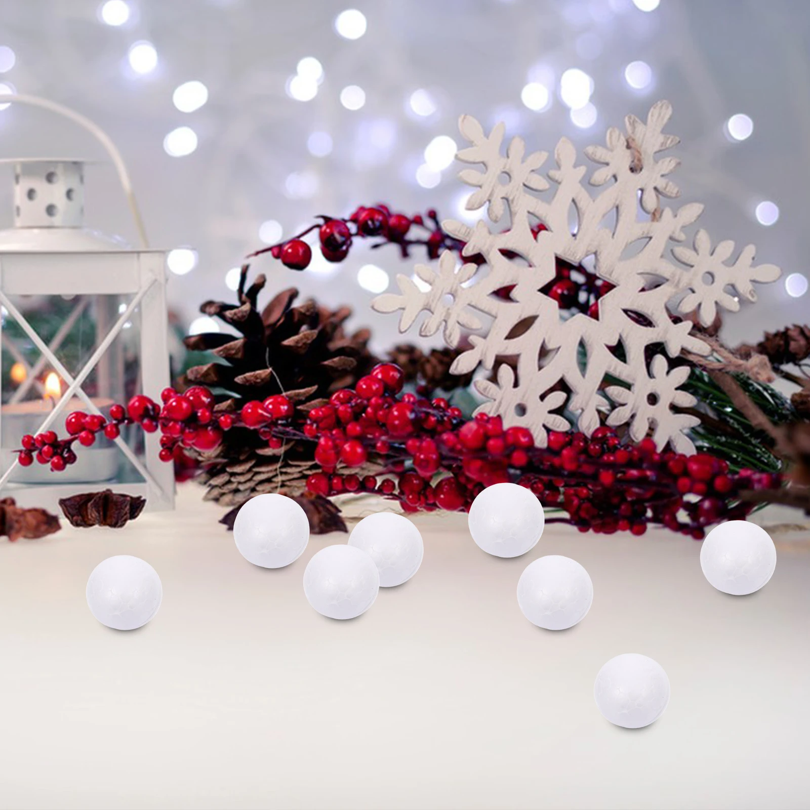 50 Pcs Polystyrene Balls Craft Foam Round White 6cm Solid Spheres Decoration Wedding Christmas Party DIY Ornaments Handmade
50 Pcs Polystyrene Balls Craft Foam Round White 6cm Solid Spheres Decoration Wedding Christmas Party DIY Ornaments Handmade