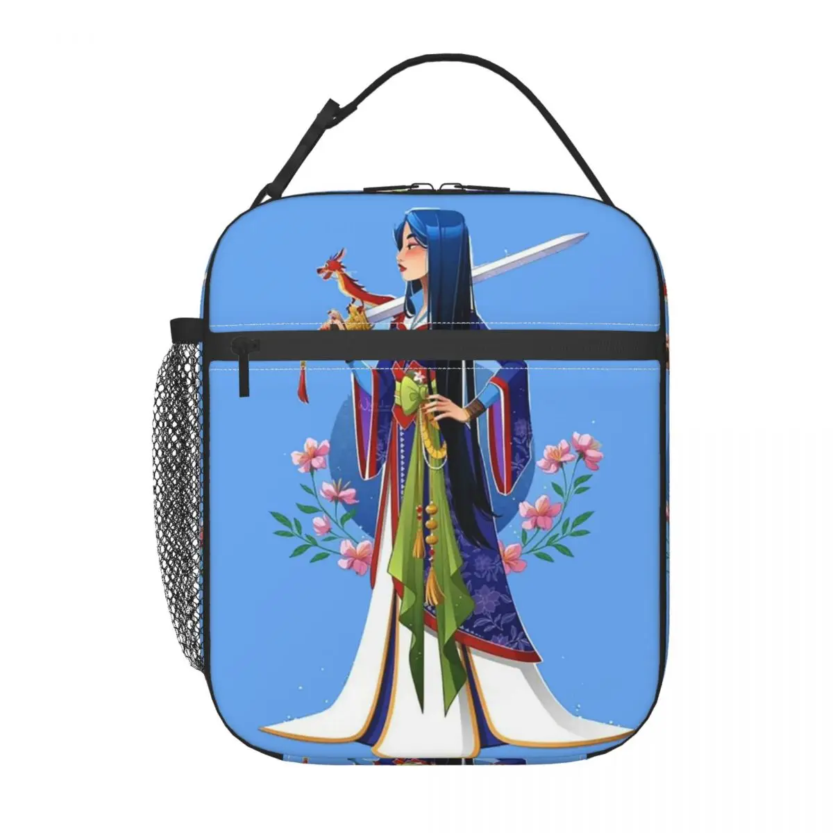 Custom Classics Cartoon Movies Mulan Portable Lunch Box for Women Leakproof Cooler Thermal Food Insulated Lunch Bag Office Work
Custom Classics Cartoon Movies Mulan Portable Lunch Box for Women Leakproof Cooler Thermal Food Insulated Lunch Bag Office Work