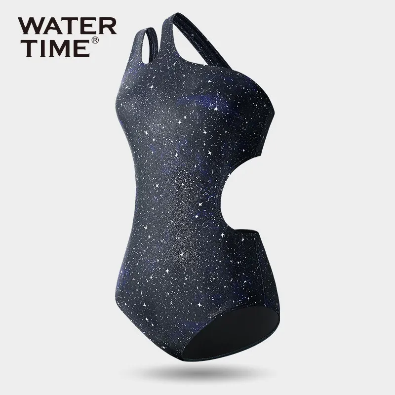 WaterTime Women's Swimwear - One-piece Sexy Swim Suit for Summer - New Style - High-end Single-Sleeve Swimsuit
WaterTime Women's Swimwear - One-piece Sexy Swim Suit for Summer - New Style - High-end Single-Sleeve Swimsuit