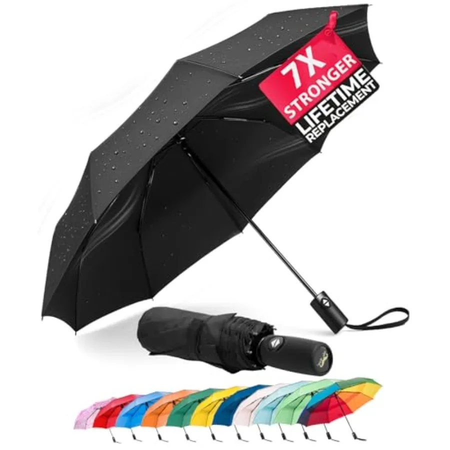 Mr. Pen- Windproof Travel Umbrella, Small Water-Resistant Automatic Folding Umbrella for Rain and Sun, Light, Compact and Porta
Mr. Pen- Windproof Travel Umbrella, Small Water-Resistant Automatic Folding Umbrella for Rain and Sun, Light, Compact and Porta