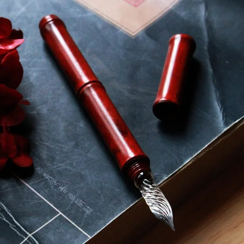 Seventy-two New Wood Hooded Glass Dip Pens Writing Supplies Ink Pen for Business Office Student Stationery School Glass Dip Pen
Seventy-two New Wood Hooded Glass Dip Pens Writing Supplies Ink Pen for Business Office Student Stationery School Glass Dip Pen