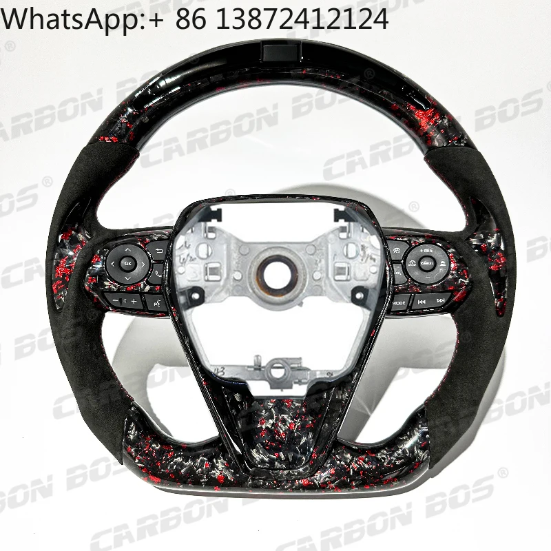 Hot Sale Forged Carbon Red Element LED Display Car Steering Wheel for TOYOTA Corolla Altis Camry Carbon Fiber Steering Wheel
Hot Sale Forged Carbon Red Element LED Display Car Steering Wheel for TOYOTA Corolla Altis Camry Carbon Fiber Steering Wheel