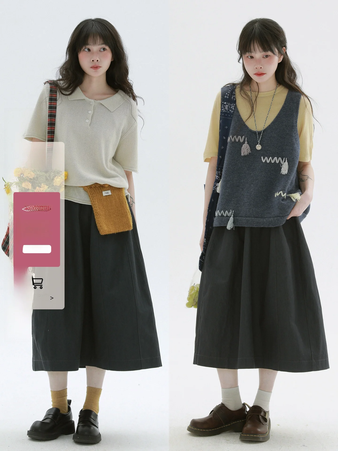 Rare Seven-Quarter Casual Japanese Retro A-Line Midi Skirt Slimming Design Umbrella Skirt Women's High Waist Loose Fit Spring...
Rare Seven-Quarter Casual Japanese Retro A-Line Midi Skirt Slimming Design Umbrella Skirt Women's High Waist Loose Fit Spring...