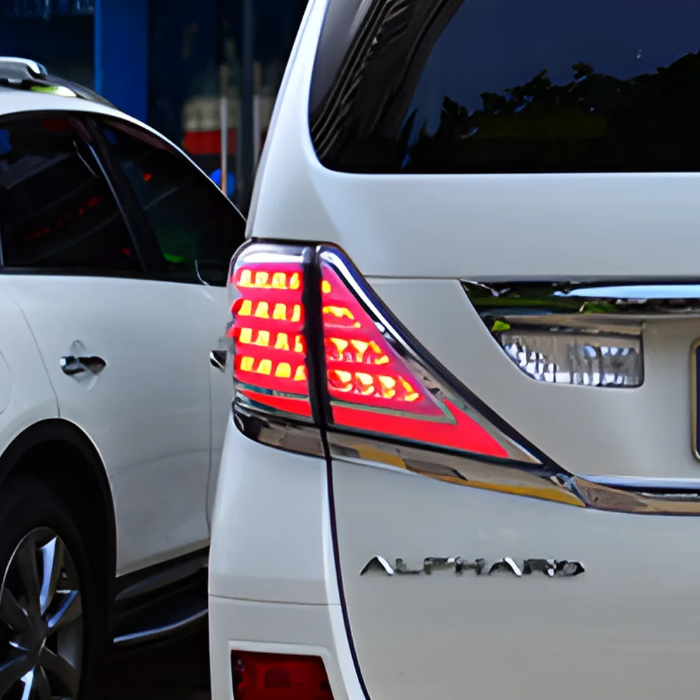 Car Taillights Assembly for Toyota ALPHARD 2009-2014 LED Auto Back Lamps Upgrade High Configuration Fog Brake Signal Accessories
Car Taillights Assembly for Toyota ALPHARD 2009-2014 LED Auto Back Lamps Upgrade High Configuration Fog Brake Signal Accessories