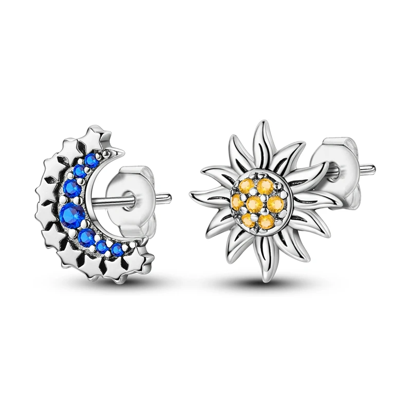 925 Sterling Silver Earrings Women Zirconium Sun Moon Hoop Earring For Anniversary Wedding Jewelry Gifts
925 Sterling Silver Earrings Women Zirconium Sun Moon Hoop Earring For Anniversary Wedding Jewelry Gifts