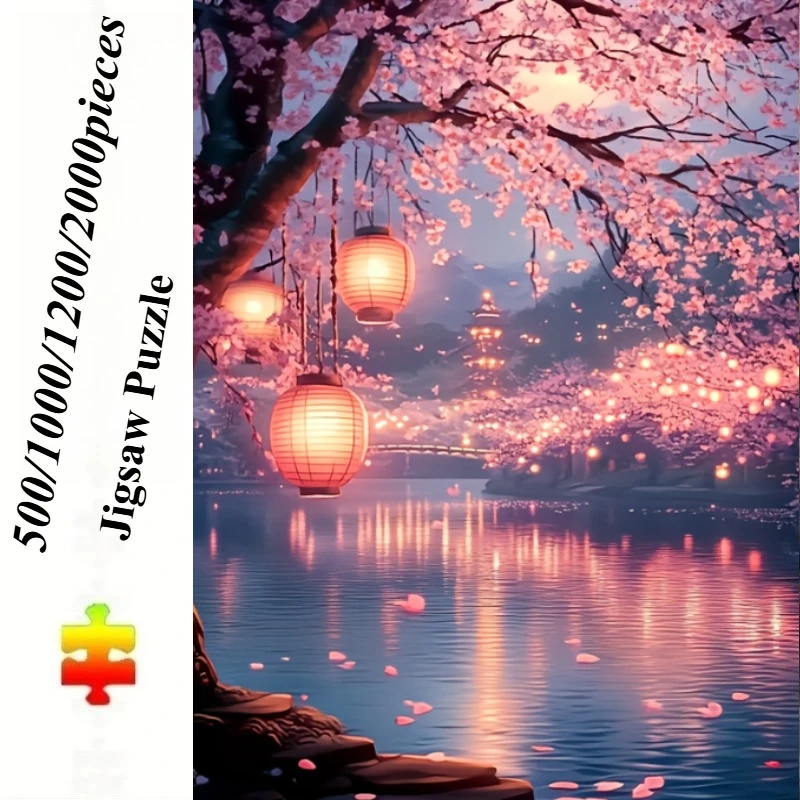 500 PCS Jigsaw Puzzle Blossom River View Puzzles, Perfect for DIY Creative Fun with Family,Gift ,teasing Toy
500 PCS Jigsaw Puzzle Blossom River View Puzzles, Perfect for DIY Creative Fun with Family,Gift ,teasing Toy