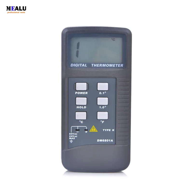 High Precision Lcd Display Digital Thermometer Pyrometer Temperature Meter with K Type Probe Measuring Range 50 1300 Degree
High Precision Lcd Display Digital Thermometer Pyrometer Temperature Meter with K Type Probe Measuring Range 50 1300 Degree