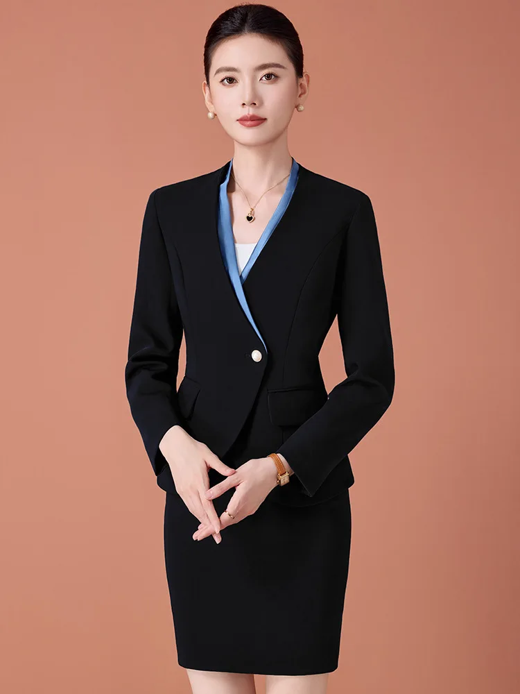 Professional Women's Suit2025Autumn and Winter New Workwear Elegant Waist-Cinching Jewelry Store Sales Department High-End Work
Professional Women's Suit2025Autumn and Winter New Workwear Elegant Waist-Cinching Jewelry Store Sales Department High-End Work
