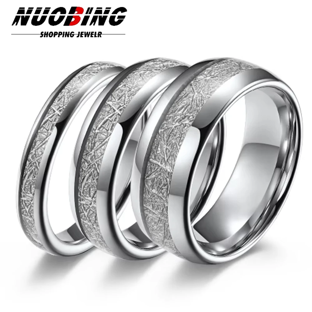 4/6/8mm Stainless Steel Wedding Ring Silver Color Polished Meteorite Ring For Men Women Couple Jewelry Proposal Commitment Ring
4/6/8mm Stainless Steel Wedding Ring Silver Color Polished Meteorite Ring For Men Women Couple Jewelry Proposal Commitment Ring