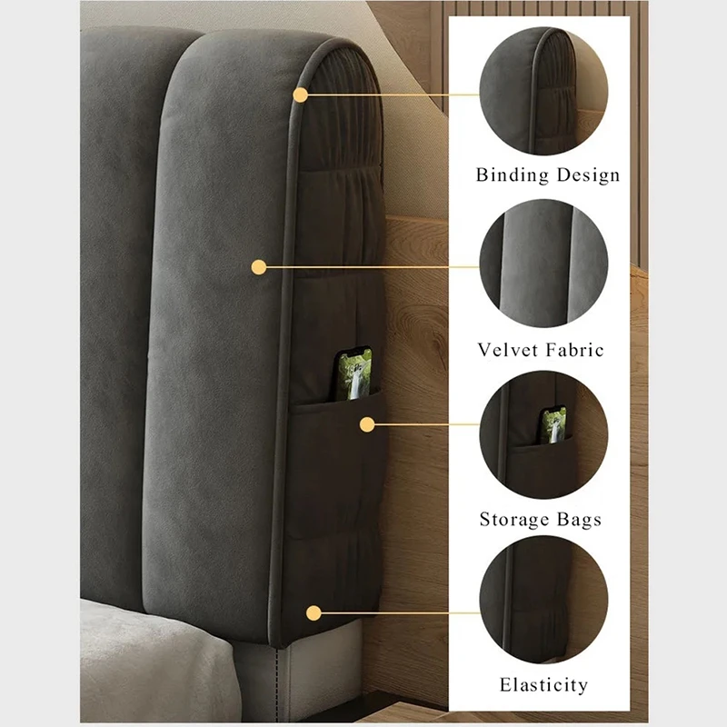 High Quality Soft Thicken Velvet Quilted Headboard Cover All-inclusive Bed Back Protector Cover Short Plush Quilting Head Cover
High Quality Soft Thicken Velvet Quilted Headboard Cover All-inclusive Bed Back Protector Cover Short Plush Quilting Head Cover
