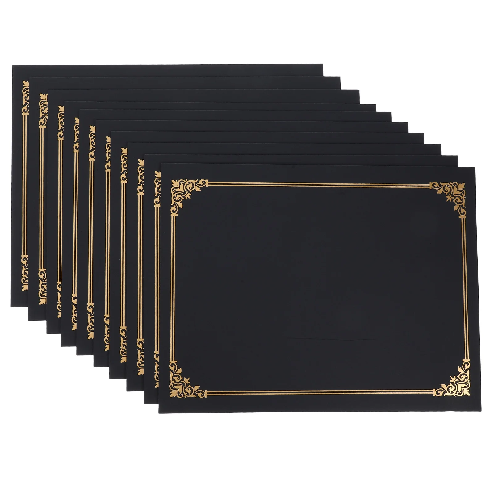 10 Pcs Certificate Cover Diploma Paper Letter of Appointment Papers Award Holder
10 Pcs Certificate Cover Diploma Paper Letter of Appointment Papers Award Holder