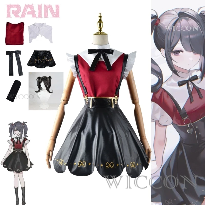 NEEDY GIRL OVERDOSE Game Rain Ame Superchat Demon Angel Chan's Reality Sugar With The Red And Black JK Suit Cosplay Costume Suit
NEEDY GIRL OVERDOSE Game Rain Ame Superchat Demon Angel Chan's Reality Sugar With The Red And Black JK Suit Cosplay Costume Suit