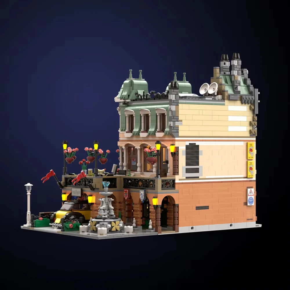 MOC Boutique Hotel Garden Palace Restaurant Modular Building Blocks - DIY Assembly Children's Toy Adult Collection Boy's Gift
MOC Boutique Hotel Garden Palace Restaurant Modular Building Blocks - DIY Assembly Children's Toy Adult Collection Boy's Gift