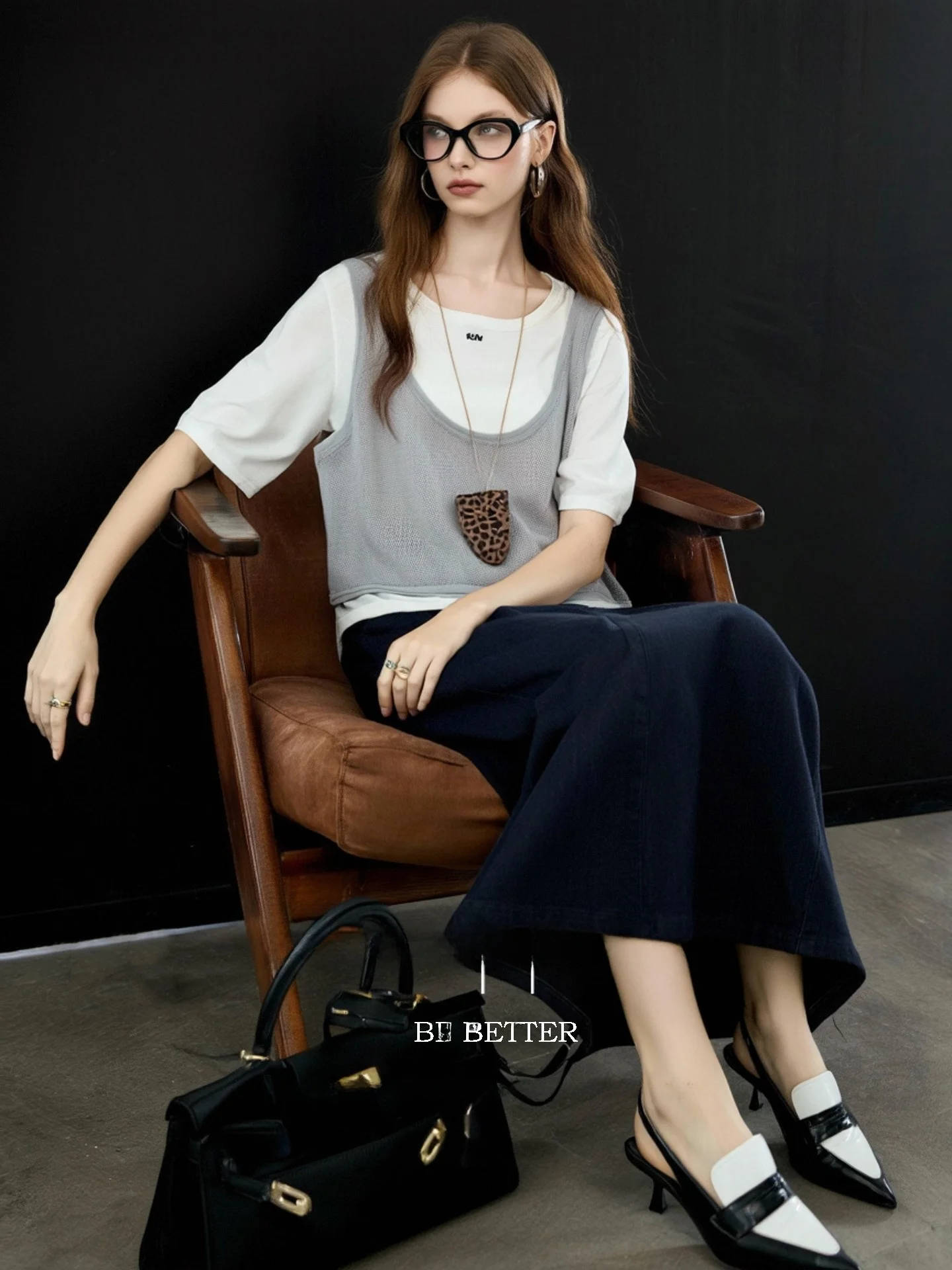 Huaappuw Design Sense Spliced Fake Two-Piece T-Shirt Casual Slimming Top Summer New Style French Style round Neck Short Sleeve
Huaappuw Design Sense Spliced Fake Two-Piece T-Shirt Casual Slimming Top Summer New Style French Style round Neck Short Sleeve
