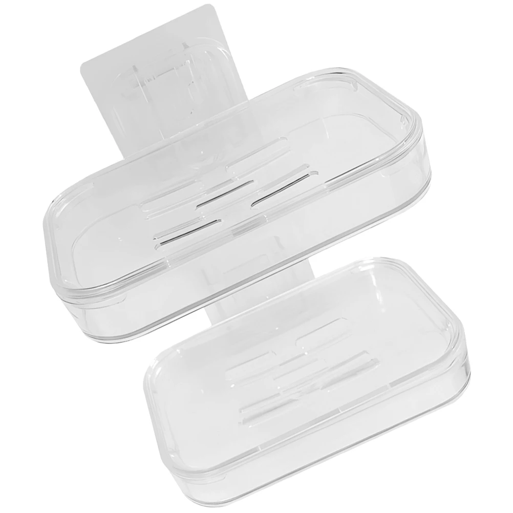 Wall-Mounted Double Layer Box Transparent Bathroom Holder No Punching Multi-Purpose Drain Water Design for Shower Toilet Laundry
Wall-Mounted Double Layer Box Transparent Bathroom Holder No Punching Multi-Purpose Drain Water Design for Shower Toilet Laundry
