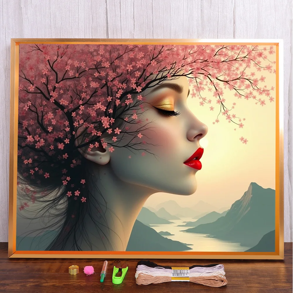 Girl Art Printed Canvas 11CT Cross-Stitch Full Kit Embroidery Handicraft Hobby Painting Handiwork For Adults Promotions Counted
Girl Art Printed Canvas 11CT Cross-Stitch Full Kit Embroidery Handicraft Hobby Painting Handiwork For Adults Promotions Counted