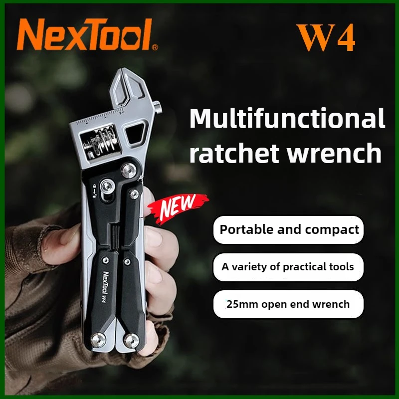 NexTool W4 Adjustable Wrench 11-In-1 Multitool Wrench Folding Pliers Knife Hand Tools Screwdriver Wooding Saw Wood Working Tools
NexTool W4 Adjustable Wrench 11-In-1 Multitool Wrench Folding Pliers Knife Hand Tools Screwdriver Wooding Saw Wood Working Tools