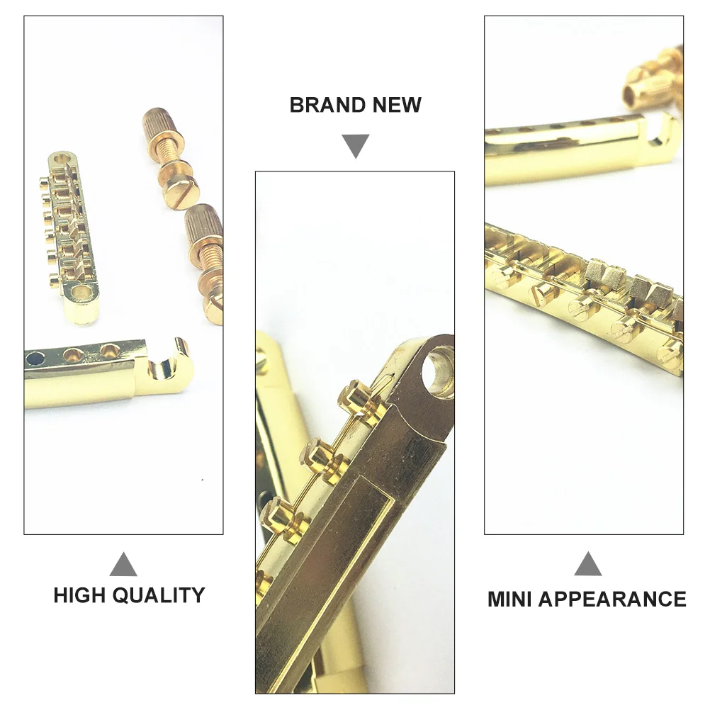 1 Set 6 String Guitar Bridge Zinc Alloy Saddle Tailpiece Durable Electric Guitar Parts Metal Bridge For Acoustic Instrument 
1 Set 6 String Guitar Bridge Zinc Alloy Saddle Tailpiece Durable Electric Guitar Parts Metal Bridge For Acoustic Instrument