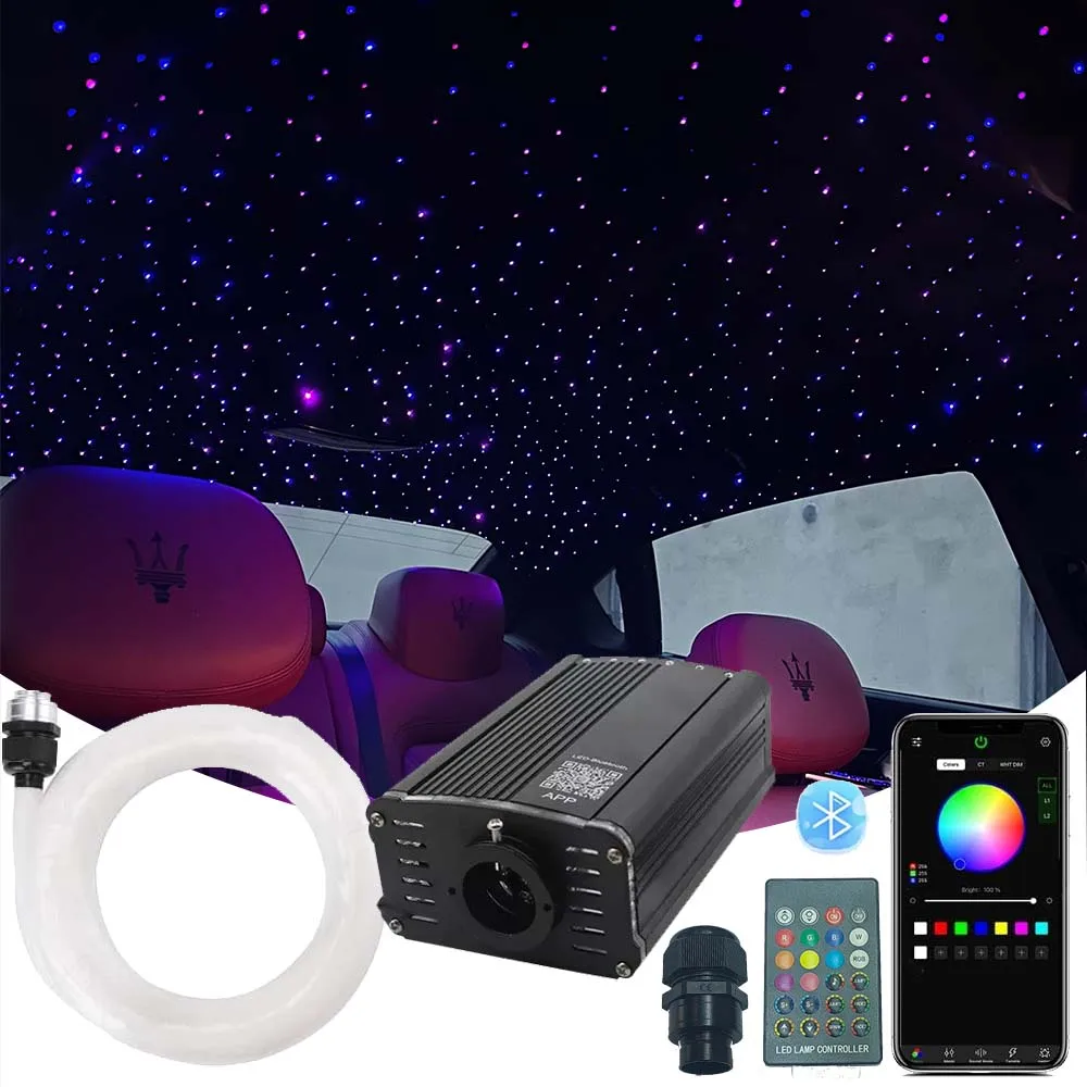 Starry Sky Stars Light Kit 12V 4m 450pcs 0.75mm Car Headliner Kits APP RF Control Mode Starry Star For Car Roof Ceiling
Starry Sky Stars Light Kit 12V 4m 450pcs 0.75mm Car Headliner Kits APP RF Control Mode Starry Star For Car Roof Ceiling