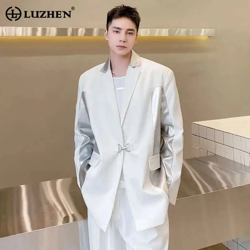 LUZHEN цветные модные контрастные металлические пряжки дизайн украшают пиджаки мужские модные элегантные лоскутные красивые пиджаки LZ8898
LUZHEN цветные модные контрастные металлические пряжки дизайн украшают пиджаки мужские модные элегантные лоскутные красивые пиджаки LZ8898