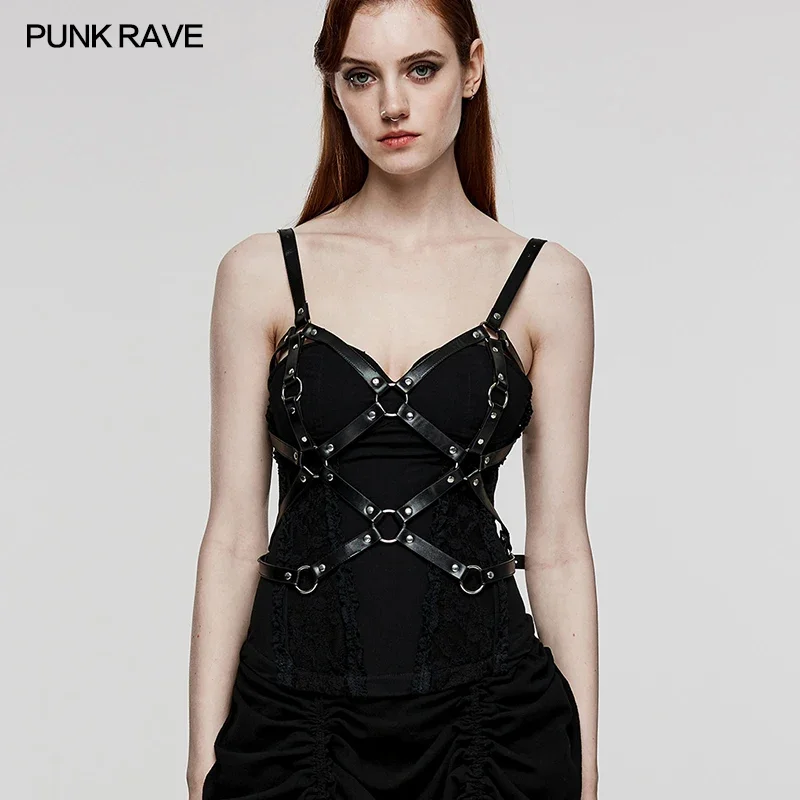 PUNK RAVE Women's Heavy Metal Punk Feel PU Leather Harness Sexy Collected Designer Waist Corset Belt Accessories
PUNK RAVE Women's Heavy Metal Punk Feel PU Leather Harness Sexy Collected Designer Waist Corset Belt Accessories