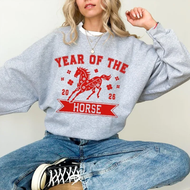 Chinese New Year 2026 Sweatshirt, Lunar New Year Outfit, Year of The Horse Party Shirt Apparel Varsity Letter Sweatshirt Hoody
Chinese New Year 2026 Sweatshirt, Lunar New Year Outfit, Year of The Horse Party Shirt Apparel Varsity Letter Sweatshirt Hoody