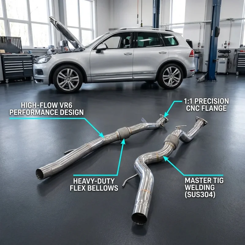 High-performance Free Exhaust Pipes for Volkswagen Touareg 3.6L VR6 2007-2017 Stainless Steel Downpipe Power Upgrade
High-performance Free Exhaust Pipes for Volkswagen Touareg 3.6L VR6 2007-2017 Stainless Steel Downpipe Power Upgrade