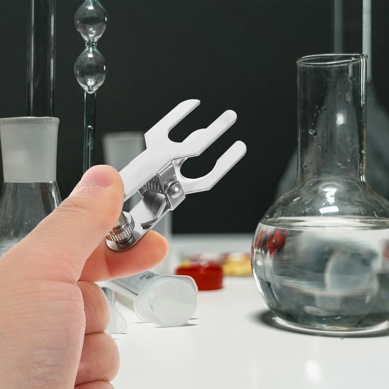 3 Pcs Spherical Interface Clip Clamps Lab Round Equipment Laboratory Adjustable
3 Pcs Spherical Interface Clip Clamps Lab Round Equipment Laboratory Adjustable