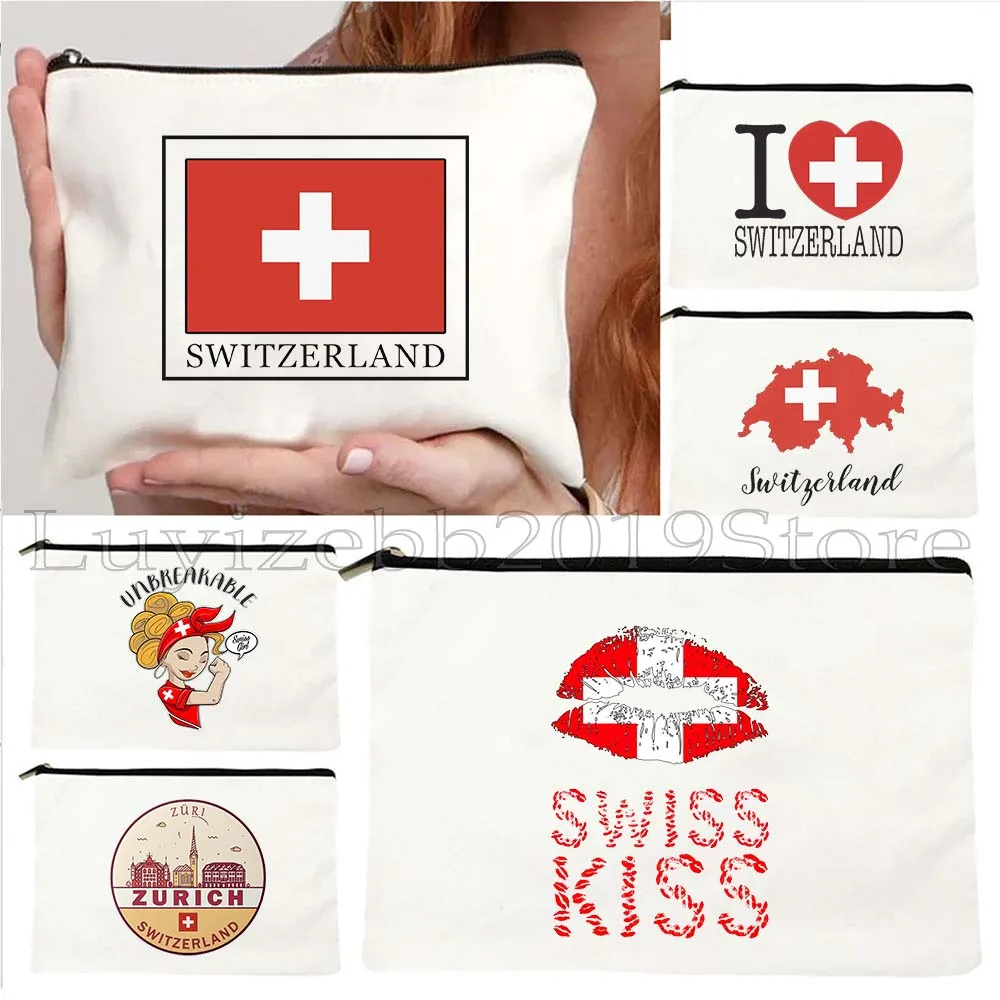 Vintage Zurich Switzerland Country Map Flag Swiss Girl Lucerne Canvas Cosmetic Bag Makeup Toilet Bag Pencil Case Zipper Pouch
Vintage Zurich Switzerland Country Map Flag Swiss Girl Lucerne Canvas Cosmetic Bag Makeup Toilet Bag Pencil Case Zipper Pouch