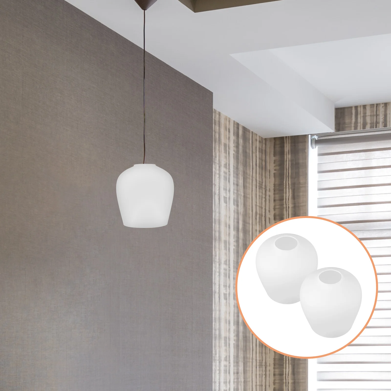 2 Pcs Oval Glass Shade Floor Lamp Accessory Hanging Frosted Light Shades Lampshade Replacement Pendant for Chandeliers Lights
2 Pcs Oval Glass Shade Floor Lamp Accessory Hanging Frosted Light Shades Lampshade Replacement Pendant for Chandeliers Lights