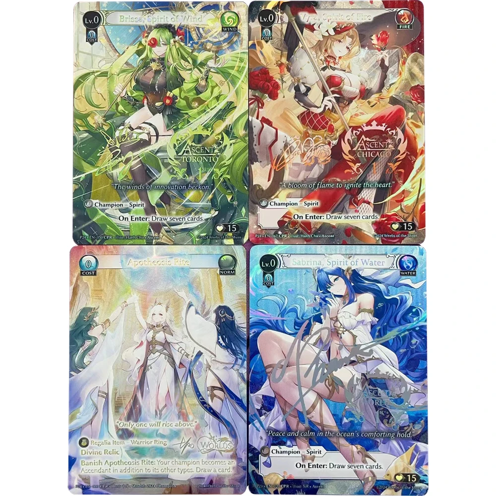 Anime GRAND ARCHIVE TCG Collection Card Down of The Ashes Bronzing Signature Card Textured Refractive Color Flashing Child Gift
Anime GRAND ARCHIVE TCG Collection Card Down of The Ashes Bronzing Signature Card Textured Refractive Color Flashing Child Gift