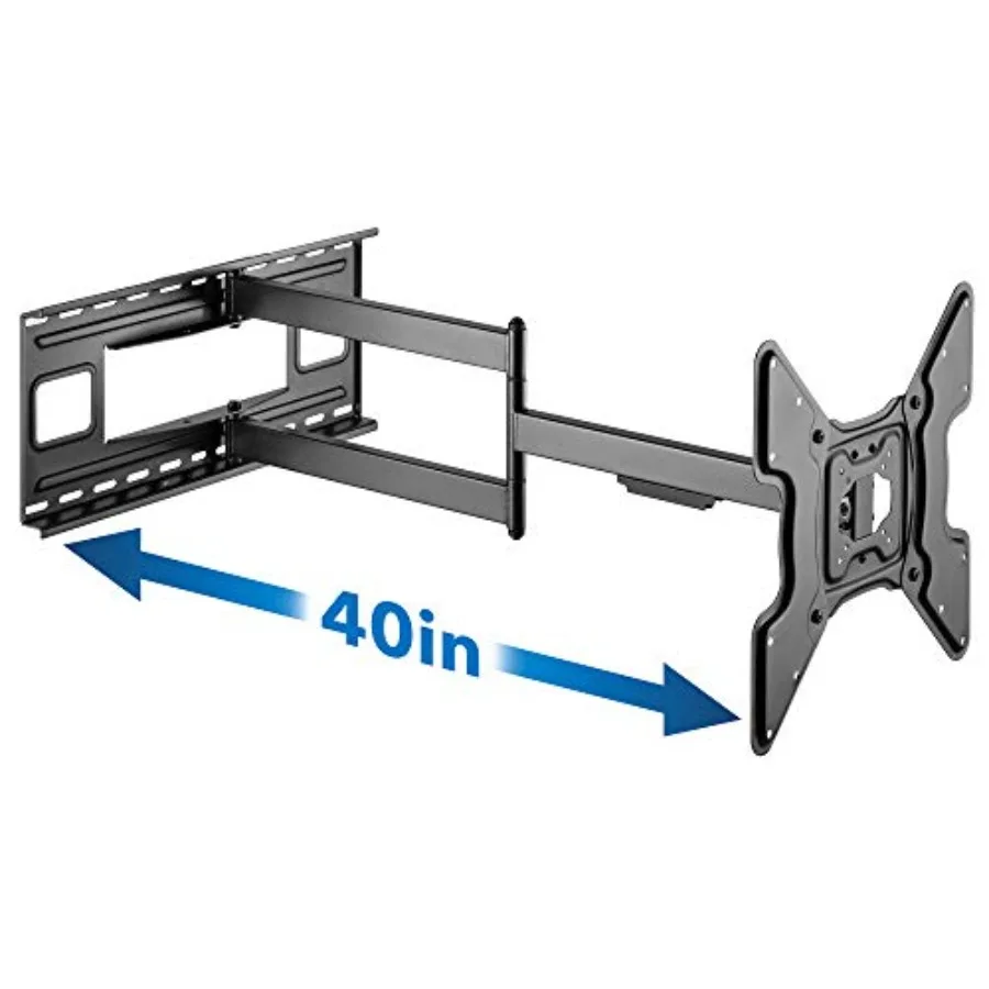 Long Arm TV Wall Mount for 32 - 70 TVs: Extra Long Reach Extension Full Motion Extended Corner Mount Universal Fit Black Steel
Long Arm TV Wall Mount for 32 - 70 TVs: Extra Long Reach Extension Full Motion Extended Corner Mount Universal Fit Black Steel